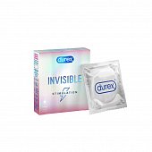 Дюрекс (Durex) презервативы Invisible Stimulation 3 шт, Рекитт Бенкизер Хелскэр (Великобритания) Лимитед