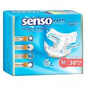 Senso Med (Сенсо Мед) подгузники для взрослых Стандарт Плюс, размер М, 30 шт, 